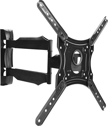 זרוע קיר מקצועית 4 תנועות למסכי 32'' עד 65'' – כפולת מפרק לגמישות מלאה וחוויית צפייה מושלמת