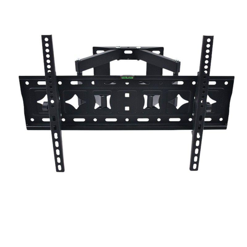 זרוע קיר פרימיום 4 תנועות למסכי ענק 32'' עד 80'' – דגם Heavy-Duty כפול מפרק עם פלס מובנה – תמונה 2