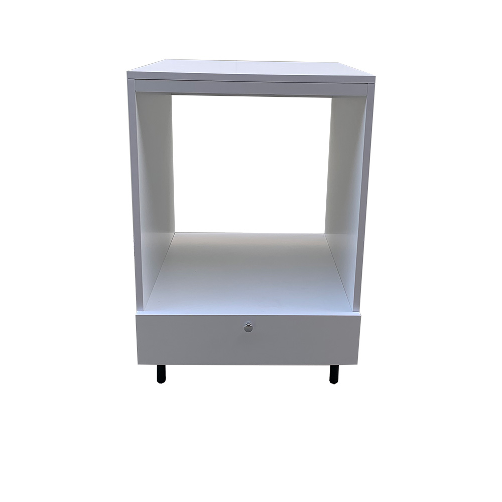 ארון שירות פרימיום לתנור Built-In דגם "קיסר" (CAESAR) – גוון לבן נקי עם משטח עליון סגור – תמונה 4