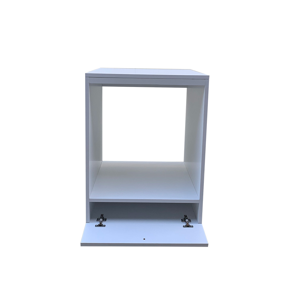 ארון שירות פרימיום לתנור Built-In דגם "קיסר" (CAESAR) – גוון לבן נקי עם משטח עליון סגור – תמונה 5